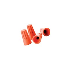 CONECTOR DE TORCAO NYLON 2X2,5MM LARANJA DECORLUX