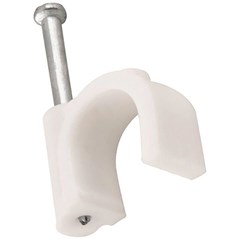FIXADOR DE FIO CIRCULAR 6,0MM BRANCO DECORLUX