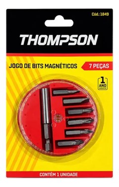 JOGO BITS/PONTEIRAS SOQUETE 7PCS THOMPSOM
