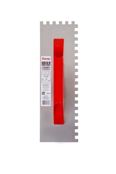 DESEMPENADEIRA ACO INOX DENTADA 10MM COM CABO DE PLASTICO CORTAG