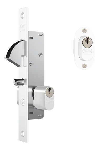 FECHADURA 901 BICO PAPAGAIO INOX BUZIOS 74MM FECHADURA 901 BICO PAPAGAIO INOX BUZIOS 74MM