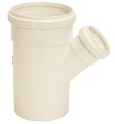 JUNCAO SIMPLES REDUCAO ESGOTO SN DN100X75 C JUNCAO SIMPLES REDUCAO ESGOTO SN DN100X75 C