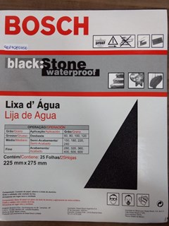 LIXA DAGUA 180 BLACK-STONE  BOSCH 
