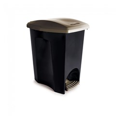 LIXEIRA C/PEDAL ECOBLACK 7L PLASUTIL