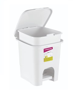 LIXEIRA RETANG C/PEDAL 6L CZ PRIMAFER