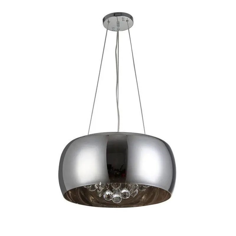 LUSTRE AMPOLA DE VIDROS CROMADO C/80 1 LAMPADA LUSTRE AMPOLA DE VIDROS CROMADO C/80 1 LAMPADA