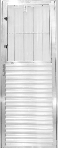 PORTA ALUM POST LD DIREITO 80CM