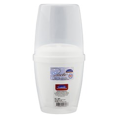 PORTA ESCOVA DE DENTE PR/BR PLASUTIL