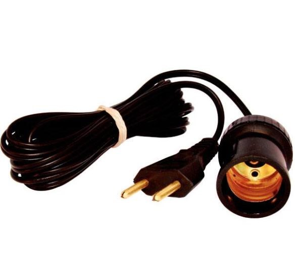 SOQUETE C/RABICHO E PLUG 10M 2X0,75M BL SOQUETE C/RABICHO E PLUG 10M 2X0,75M BL
