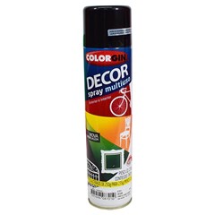 TINTA SPRAY DECOR PRETO BRILHANTE