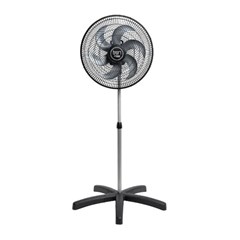 VENTILADOR OSCILANTE PEDESTAL 140W 50CM PRETO