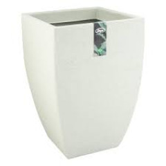 VASO P/PLANTA QUADRADO JVIQK36 ITALIA 36 CAFE