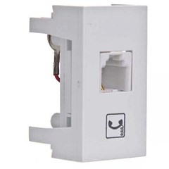 TOMADA MODULO TELEFONE RJ11 2V SM/EV FAM