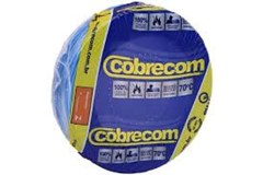 CABO COBRECOM 10,0MM AZUL PECA (100M)