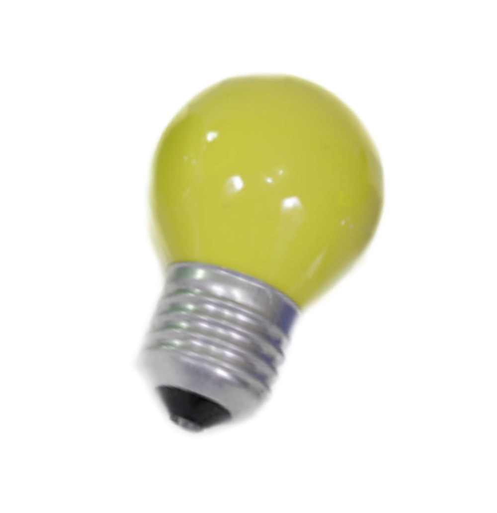 LAMPADA COLORIDA 15W AMARELO SORTE LUZ LAMPADA COLORIDA 15W AMARELO SORTE LUZ