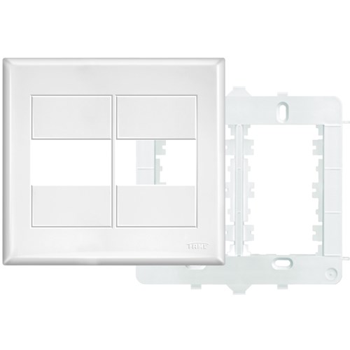 PLACA EVIDENCE 4X4 2 MODULO COM SUPORTE 2891 PLACA EVIDENCE 4X4 2 MODULO COM SUPORTE 2891