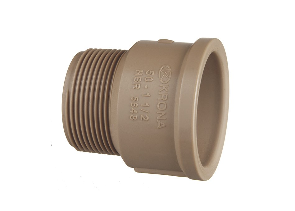 ADAPTADOR SOLDAVEL CURTA 50X1.1/2 KRONA ADAPTADOR SOLDAVEL CURTA 50X1.1/2 KRONA