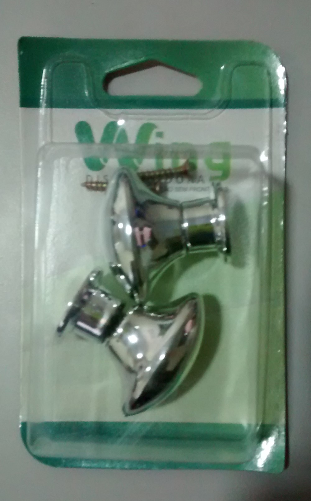 CARTELA PUX VILAGE CROMADO 2U C/PAR KIT264 CARTELA PUX VILAGE CROMADO 2U C/PAR KIT264