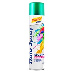 TINTA SPRAY 400ML MUNDIAL METAL VERDE