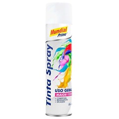 TINTA SPRAY 400ML MUNDIAL U.G BCO FOSCO