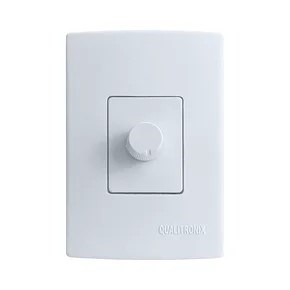 CONTROLE EMBUTIR P/VENTILADOR OU LUMIN DIMMER QUALITRONIX CONTROLE EMBUTIR P/VENTILADOR OU LUMIN DIMMER QUALITRONIX