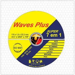 DISCO CORTE 7” 7 EM 1 WAVES PLUS