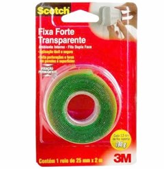 FITA DUPLA FACE FIXA FORTE 3M 12MMX2MT